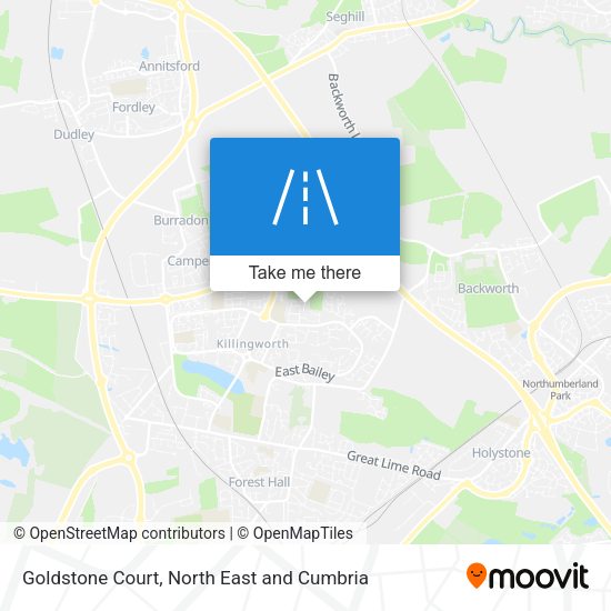 Goldstone Court map