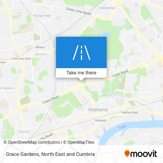 Grace Gardens map