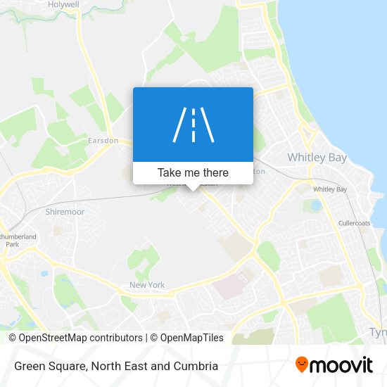 Green Square map