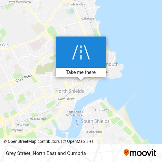 Grey Street map