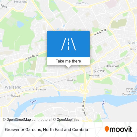 Grosvenor Gardens map