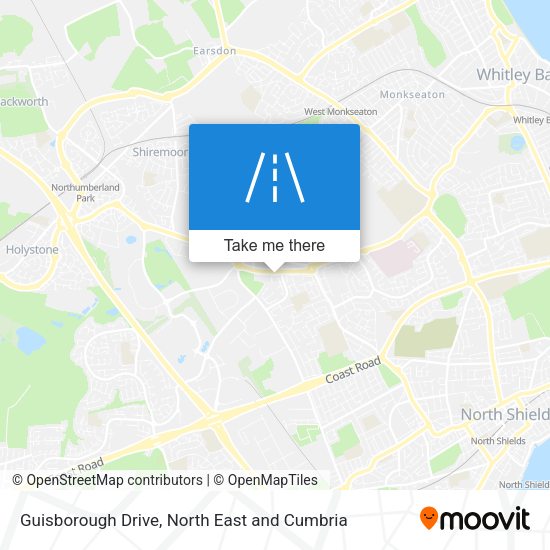 Guisborough Drive map
