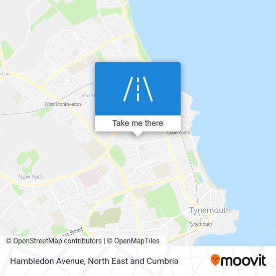 Hambledon Avenue map