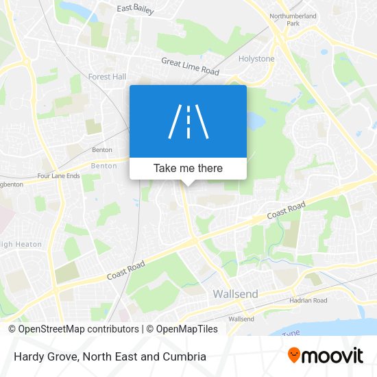 Hardy Grove map