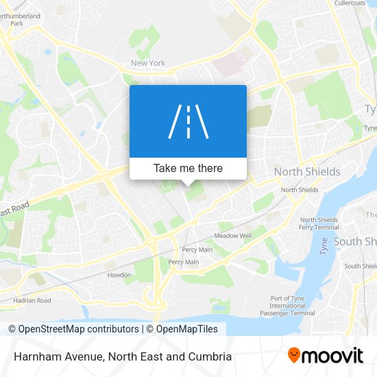 Harnham Avenue map