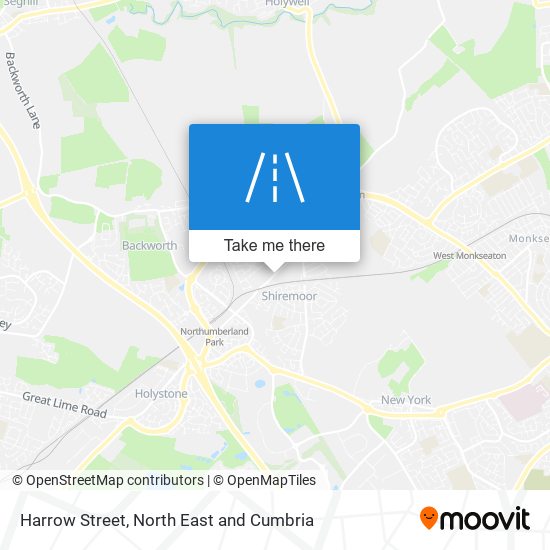 Harrow Street map