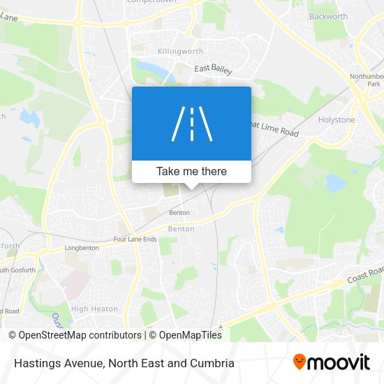 Hastings Avenue map