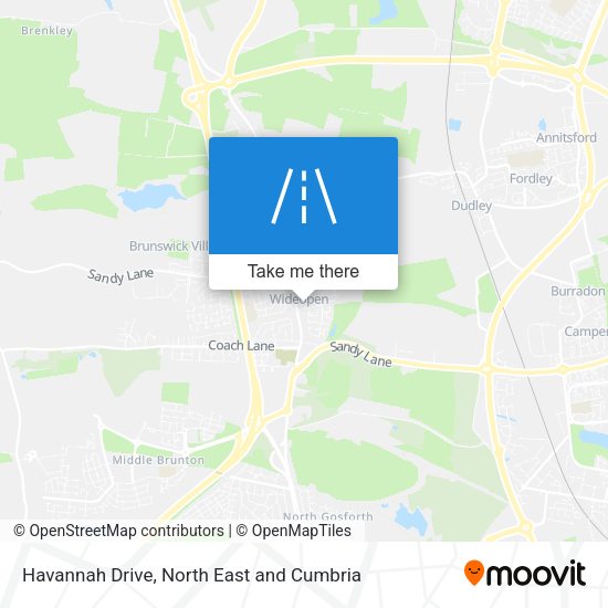 Havannah Drive map