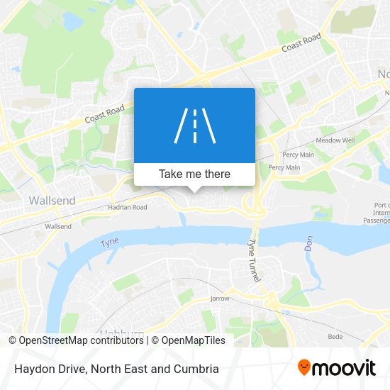 Haydon Drive map