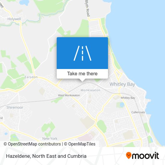 Hazeldene map