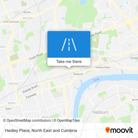 Hedley Place map
