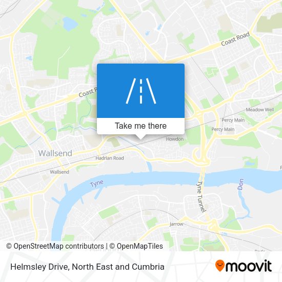 Helmsley Drive map
