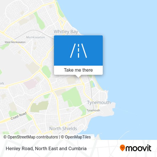 Henley Road map