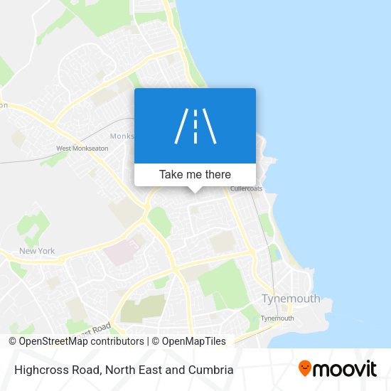 Highcross Road map