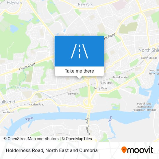 Holderness Road map