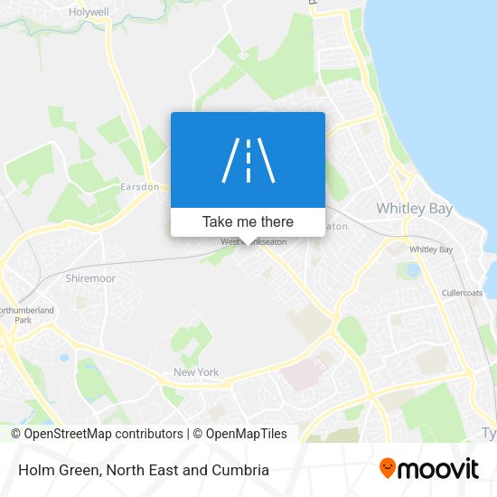 Holm Green map