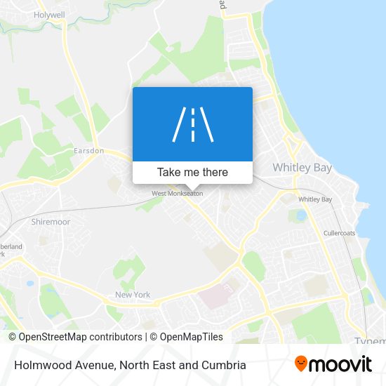Holmwood Avenue map