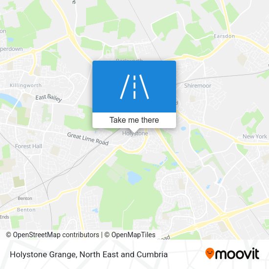 Holystone Grange map