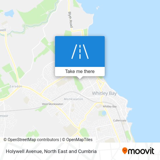 Holywell Avenue map