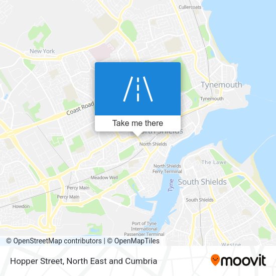 Hopper Street map