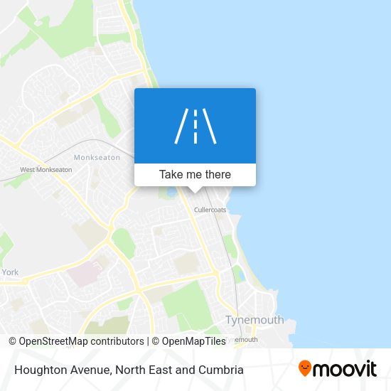 Houghton Avenue map