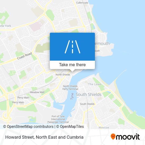 Howard Street map