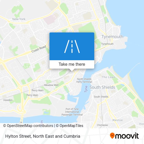 Hylton Street map