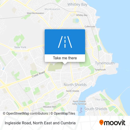 Ingleside Road map