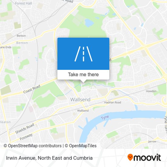 Irwin Avenue map