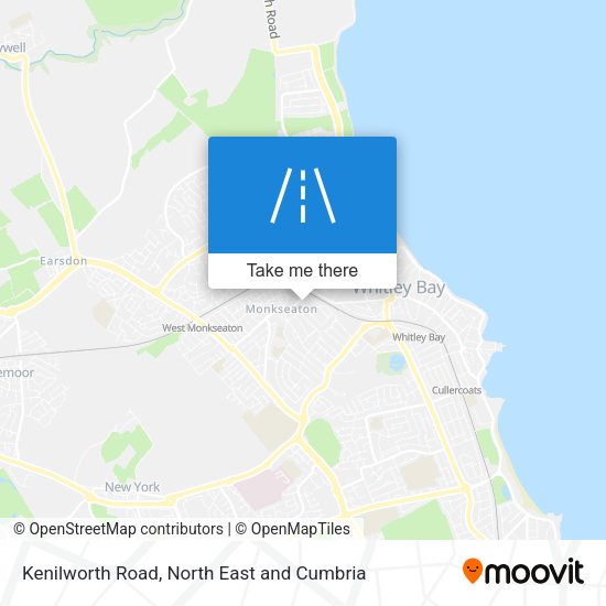 Kenilworth Road map