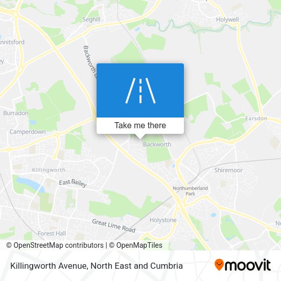 Killingworth Avenue map