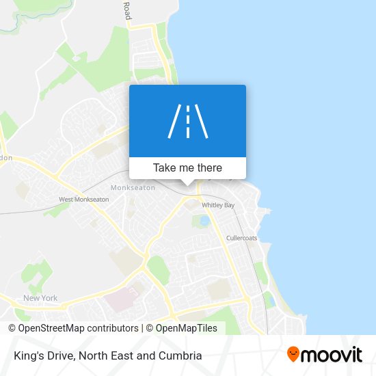 King's Drive map