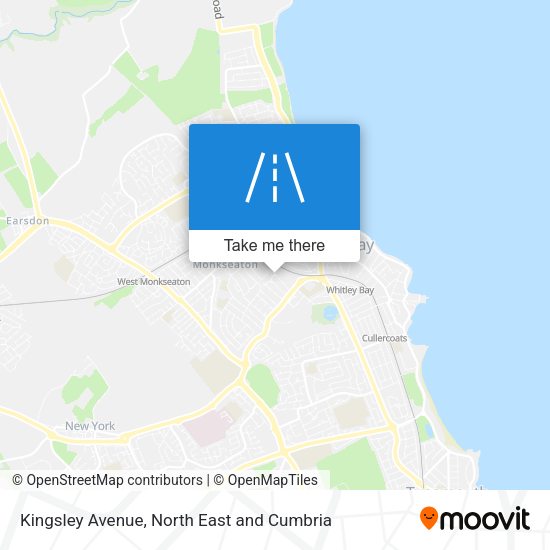 Kingsley Avenue map
