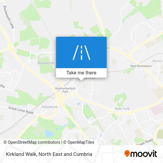 Kirkland Walk map