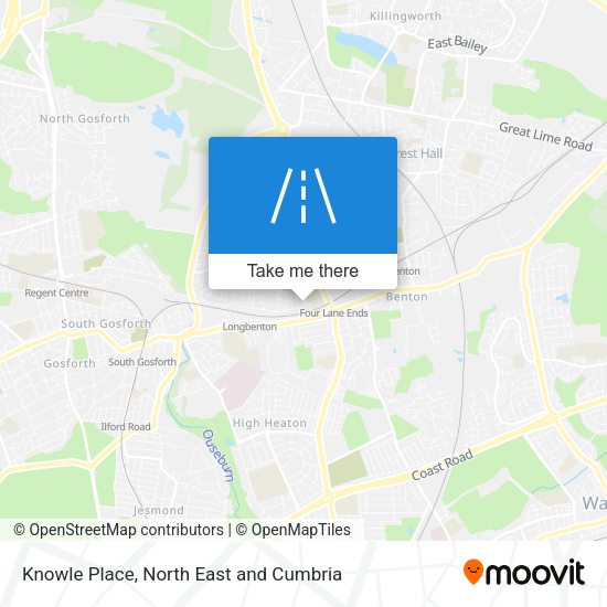 Knowle Place map