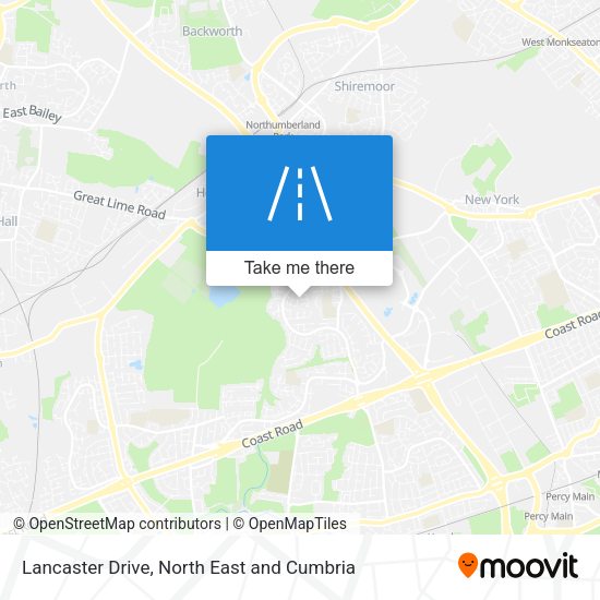 Lancaster Drive map