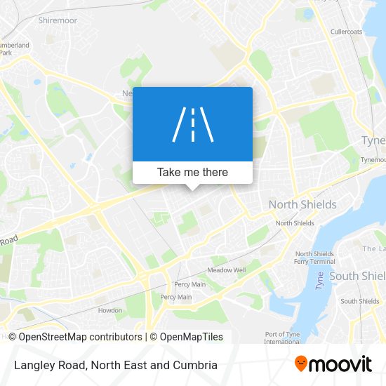 Langley Road map