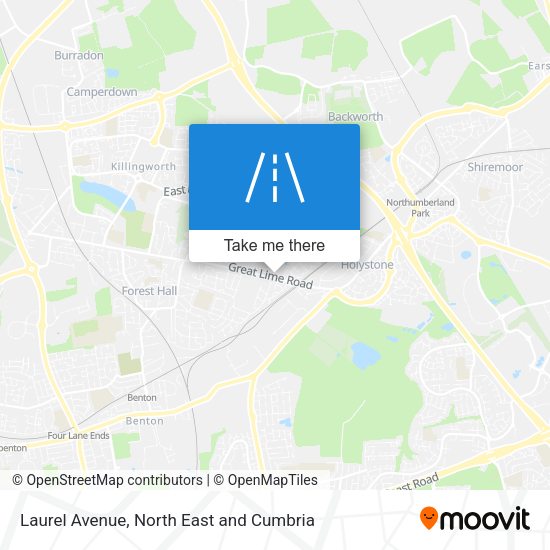 Laurel Avenue map