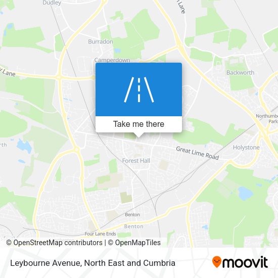 Leybourne Avenue map