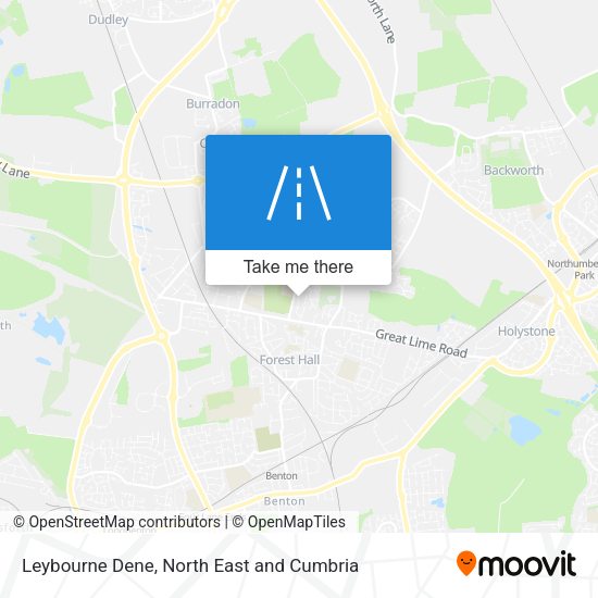 Leybourne Dene map