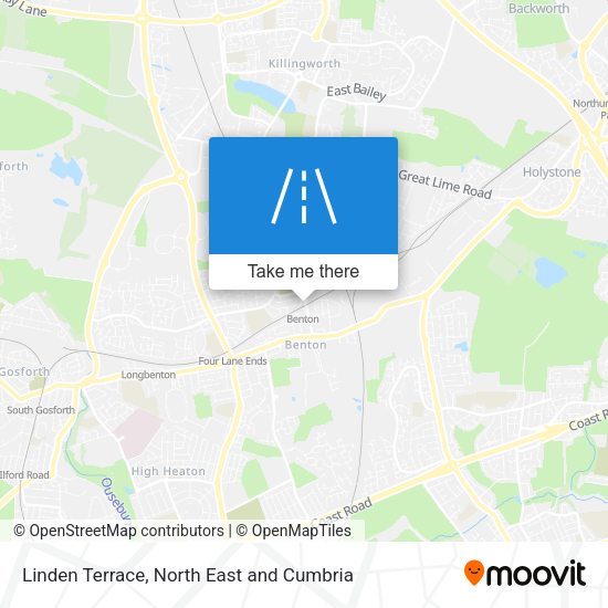 Linden Terrace map