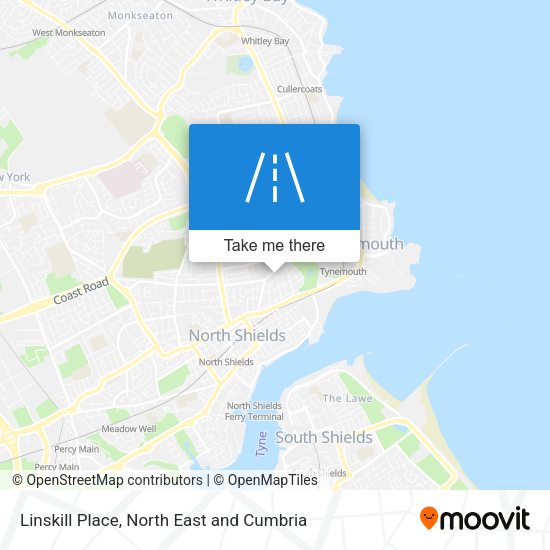 Linskill Place map