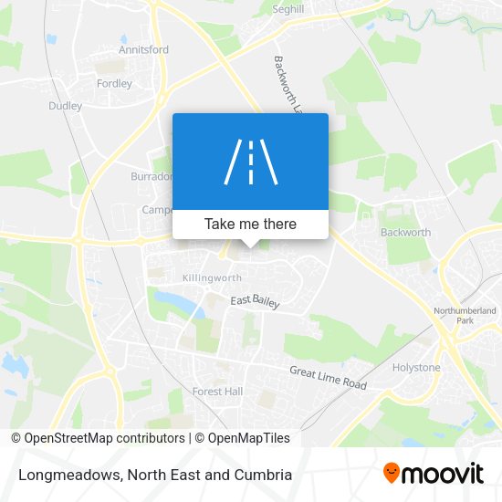 Longmeadows map