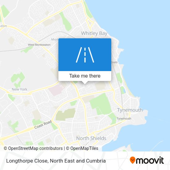 Longthorpe Close map