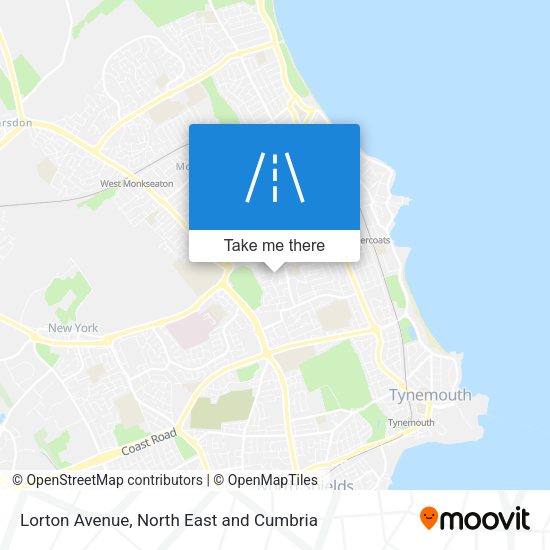 Lorton Avenue map