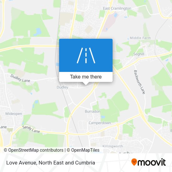 Love Avenue map