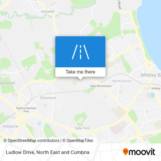 Ludlow Drive map