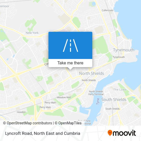 Lyncroft Road map