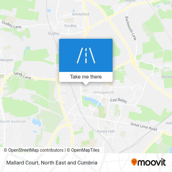 Mallard Court map