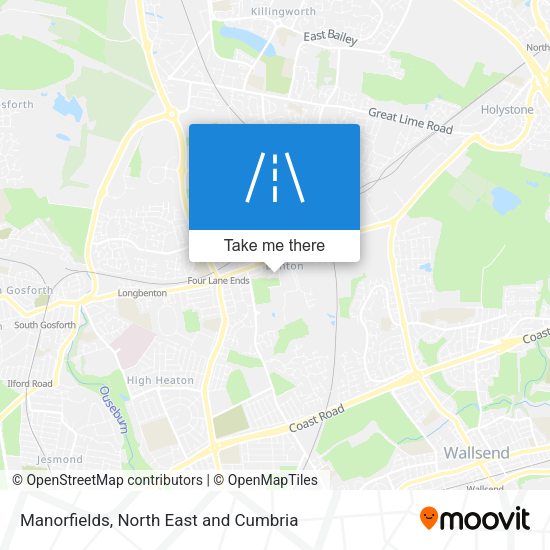 Manorfields map